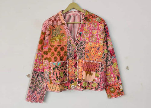 Quilted jacket, 100% cotton