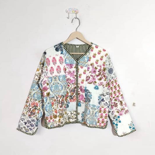 100% cotton, quilted jacket